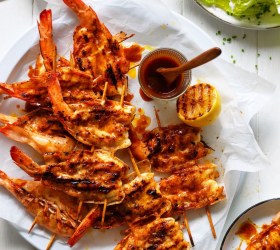 Texas Style Butterflied BBQ Prawns